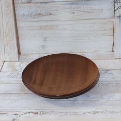 Plateau en bois rouge 25cm